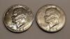 1971 Uncirculated and Circulated Eisenhower Silver Dollar Coins - 2