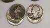 A Silver 1934 and 1945 Washington Quarters and 1965 - 1969 Quarter Coins - 6