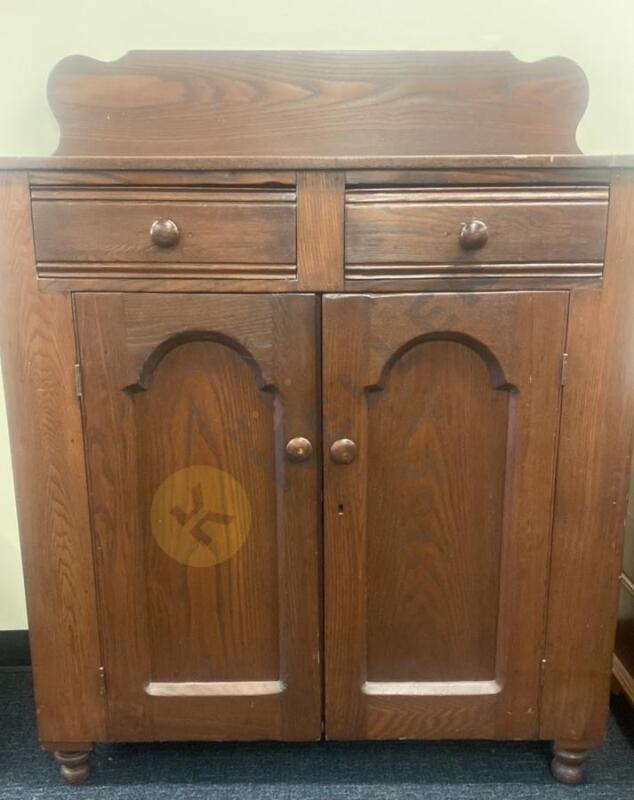 Walnut Stained Jelly Cupboard