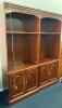 Lighted Storage Unit with Shelves and Cabinets - 4