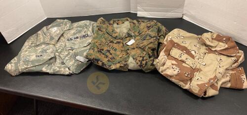 3 Modern US Military Jackets/Coats