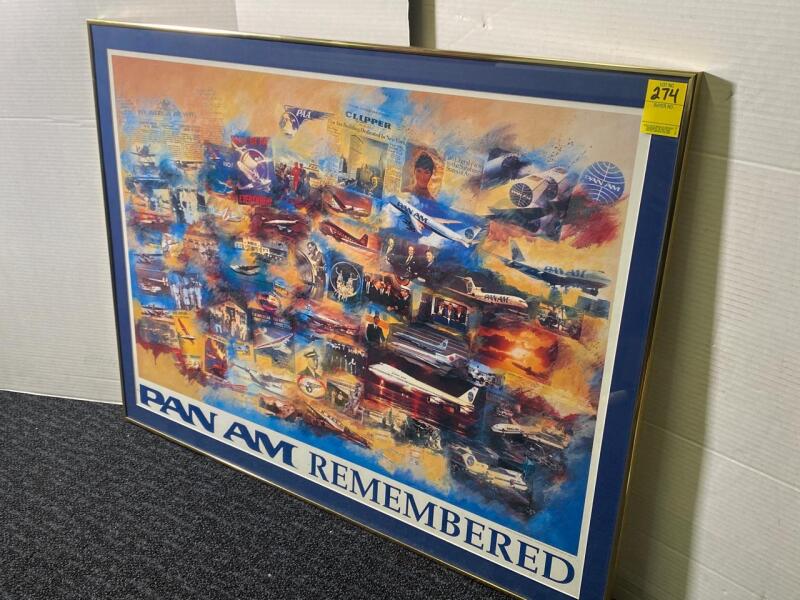 Pan Am Remembered Framed Print