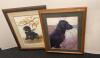 Amy Brackenbury Black Lab Pup Framed Print and More