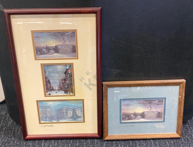 T. F. Hermansader Signed Framed Prints