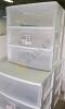 3 Plastic Storage Drawer Organizers and Coolers - 2