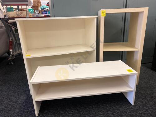 Bookshelves and Shoe Shelf