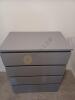 Grey Painted Wooden Chest of Drawers - 2