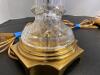 Pair of Crystal and Brass Table Lamps - 5