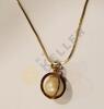 14K Gold Necklace with Pearl Pendant