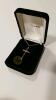 14K Gold Necklace with Cross Pendant - 2