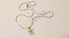 14K Gold Necklace with Angel Pendant - 2