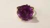 14K Gold Ring with Large Purple Stone - 2