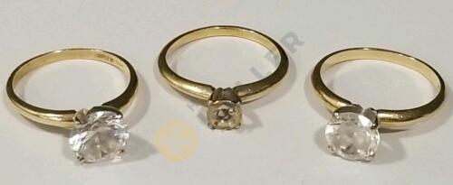 Three 14K Gold Rings