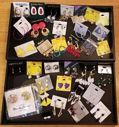 33 Pairs of New in Package Pierced Earrings