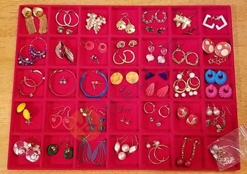 51 Pairs of Pierced Earrings