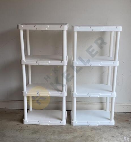 Collapsible Plastic Storage Shelves