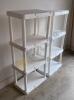 Collapsible Plastic Storage Shelves - 2