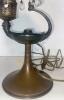 Brass Genie Lamp with Murino Stained Glass Shade - 4