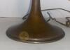 Brass Genie Lamp with Murino Stained Glass Shade - 5