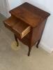 Small Drop Leaf Table, Side Table with Drawers, and Vintage Tray Tables with Stand - 3