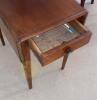 Small Drop Leaf Table, Side Table with Drawers, and Vintage Tray Tables with Stand - 5