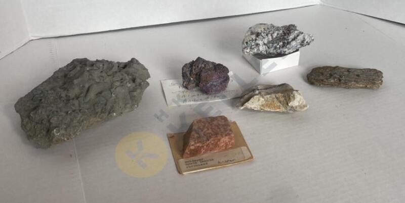 Garnets, Goethite Crystal, Pyrolusite, and More