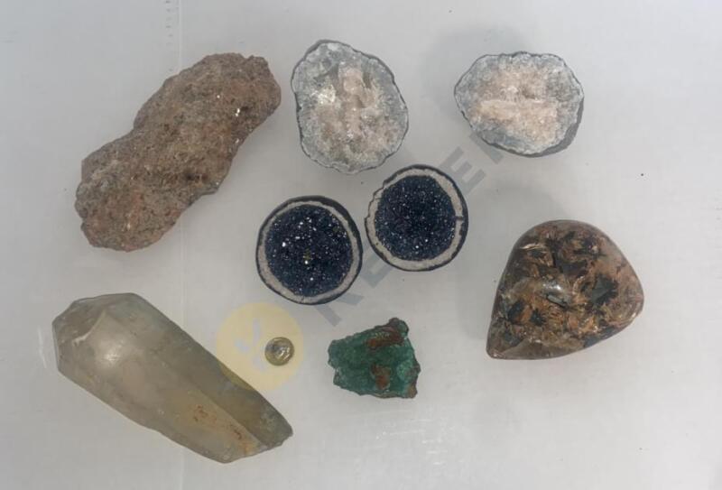 Chrysocolla, Quartz, Calcite, and More