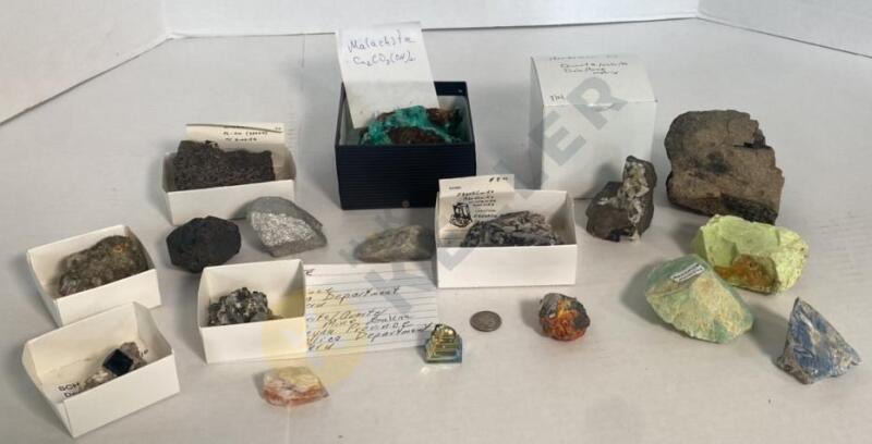 Malachite, Amazonite, Arsenopyrite, and More