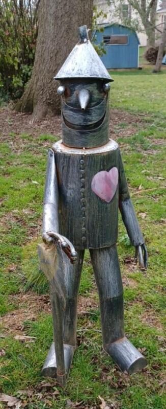 Tin Man Lawn Statue