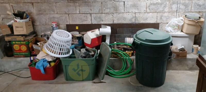 Trash Can, Garden Hose, Watering Can, and More