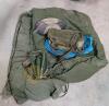 Military Sleeping Bag, Shovel, Water Canteen, and More