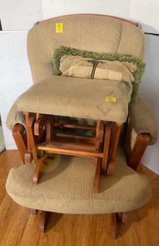 Sherman Glider Chair and Ottoman