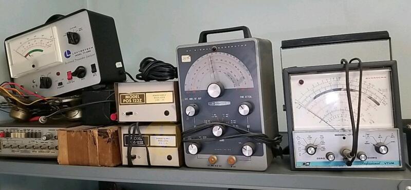 Dynascan, RF Signal Generator, Power Supplies, In-Circuit Transistor Analyzer, and More