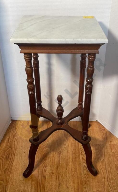 Marble Top Wooden Stand