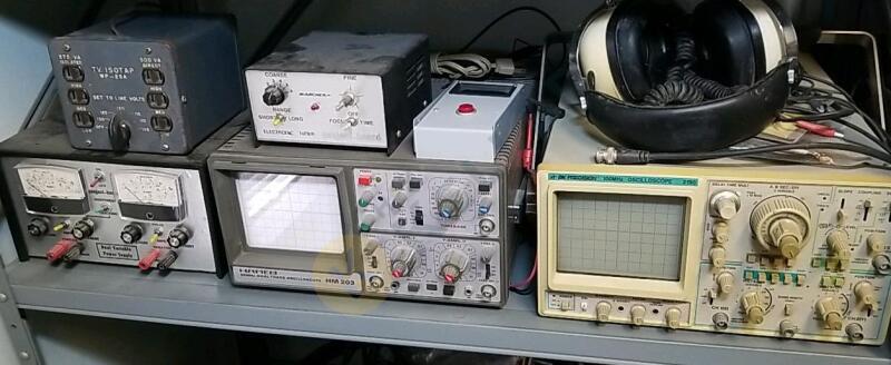 Oscilloscope, TV Isotap, Timer, Power Supply, and More