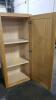 Single Door Oak Front Cabinet - 2