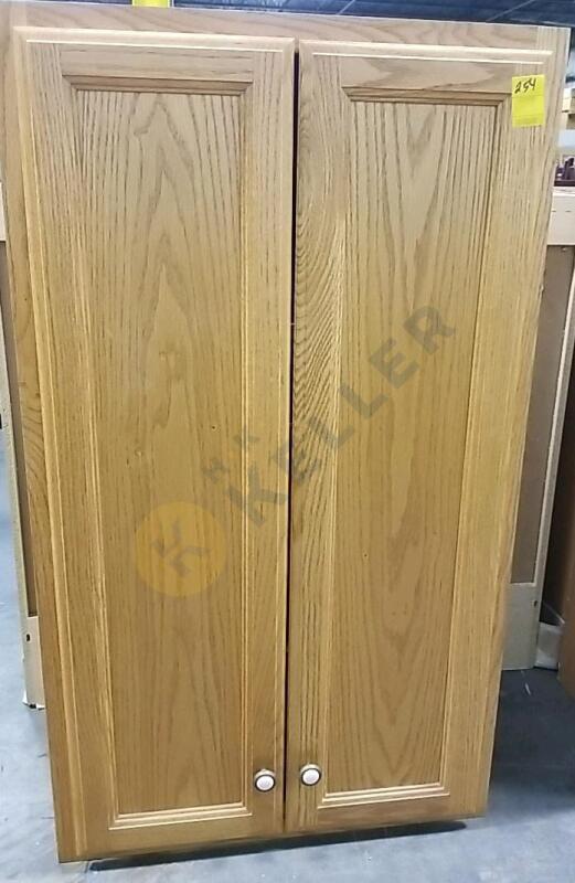 Wooden Cabinet With Oak Doors
