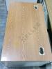 Metal Desk With Wooden Veneer Top - 3