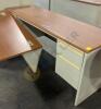 Metal L-Shaped Desk with Return - 3