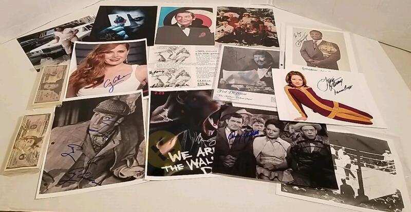 Autographs of Actors, Actresses, Athletes, and More