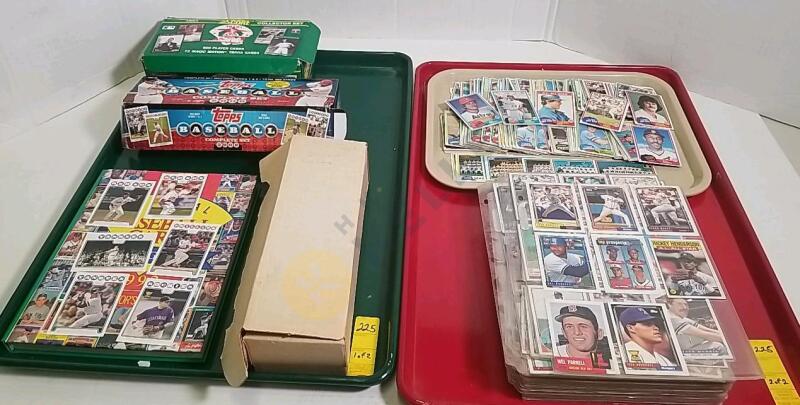 Early 1980s to 2000s Baseball Cards