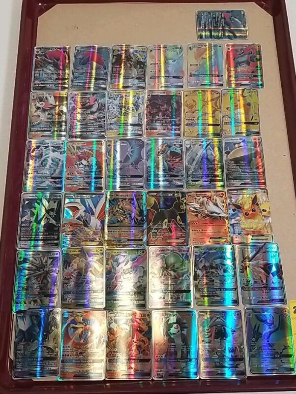 37 Pokemon GX Trading Cards