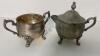 Silver Plated Teapot, Creamer Set, and More - 10
