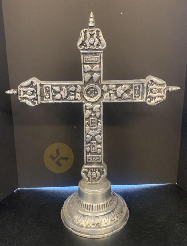 Pewter Detailed Crucifix Cross