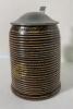Vintage West Germany Brown Pottery Stein with Pewter Lid - 2
