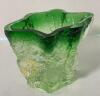 MCM Green to Clear Art Glass Liepukka Vase - 4