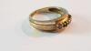 Two 14K Yellow Gold Rings with Stones - 9