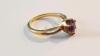 Two 14K Gold Rings with Gems - 7