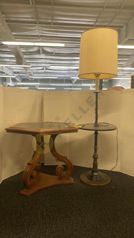 Floor Lamp Table and Accent Table