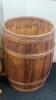 Wooden Barrel and Tray Tables - 2